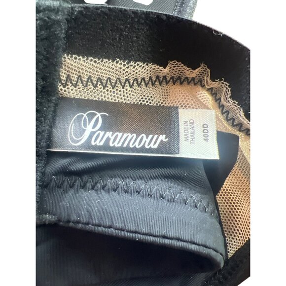 Paramour 40DD Plus Size Amaranth Lightweight Lightly Lined Underwire Bra - Picture 6 of 7